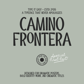 ST Camino Frontera - Modern Western Display Font