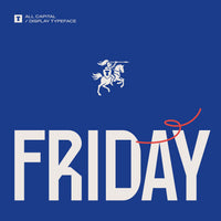 ST Friday – All Capital Display Typeface