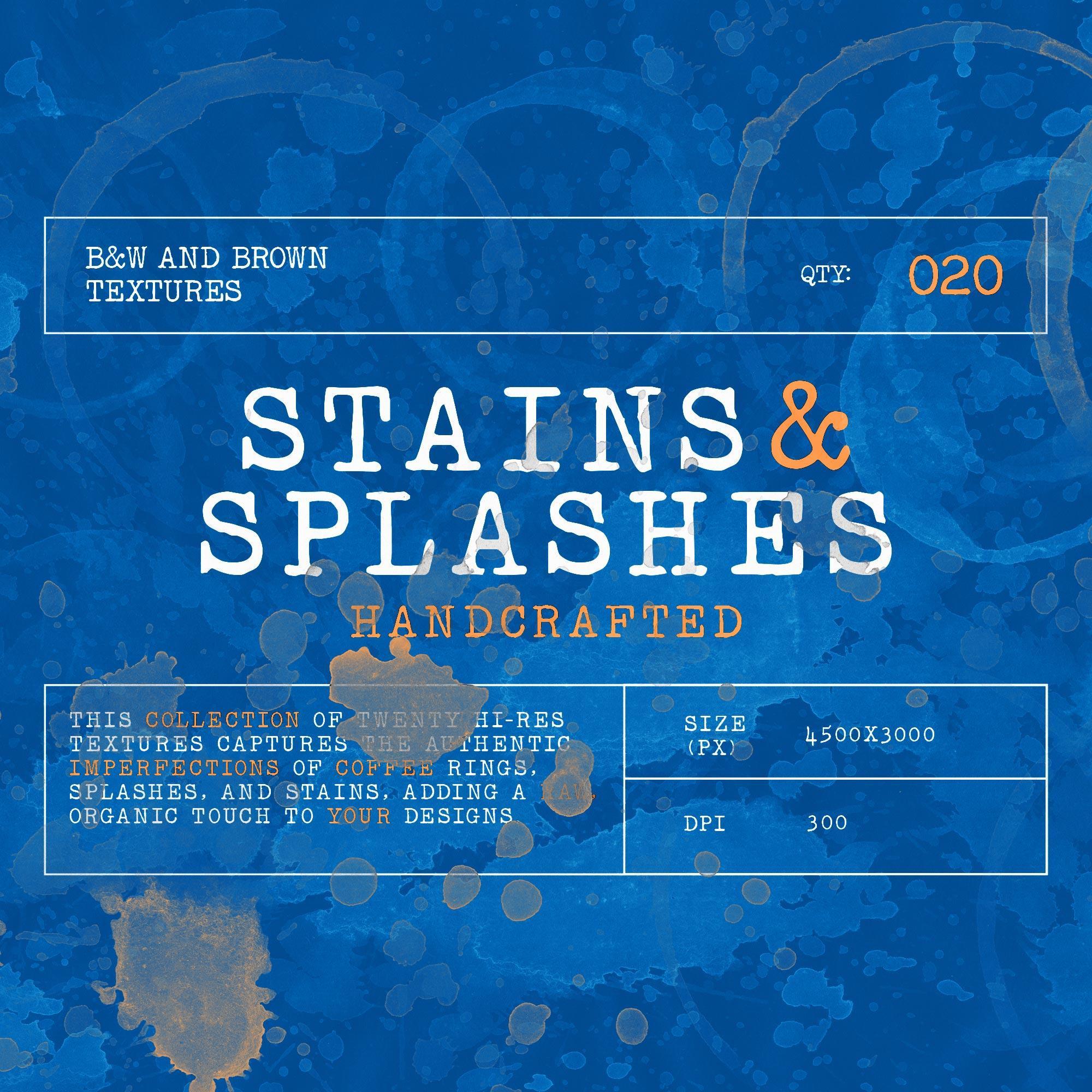 Stains & Splashes Handcrafted Textures