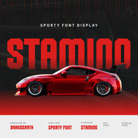 Stamino Sporty Type Font