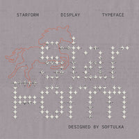 StarForm Display Typeface