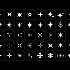Stars Vector Icons Pack