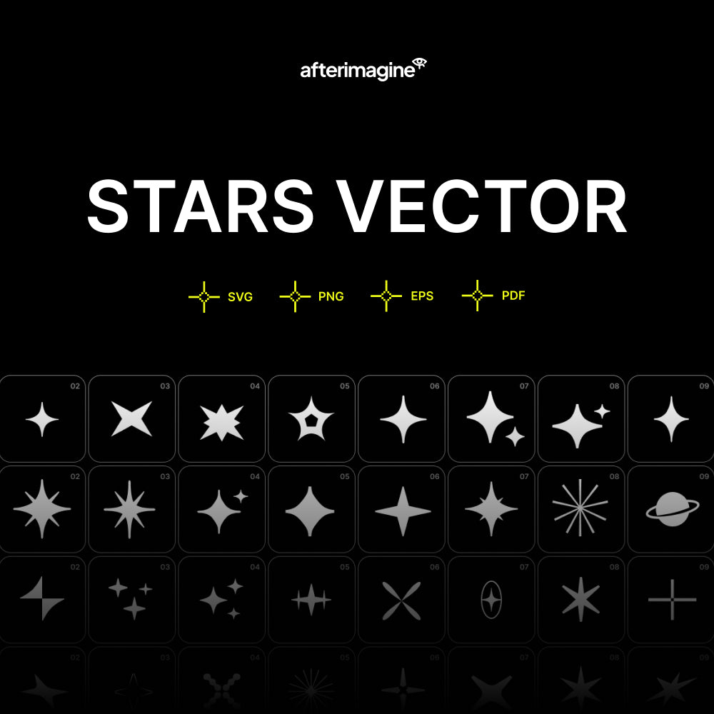 Stars Vector Icons Pack by Afterimagine