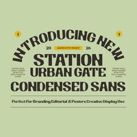 Station Urban Gate Condensed Sans