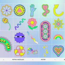 STICKERLAND 2000s Vector Set