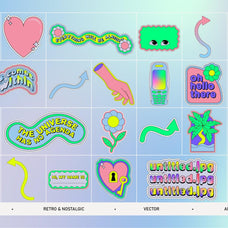 STICKERLAND 2000s Vector Set
