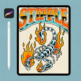 Stipple Brushes for Procreate