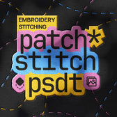 Stitching Embroidery Text Template