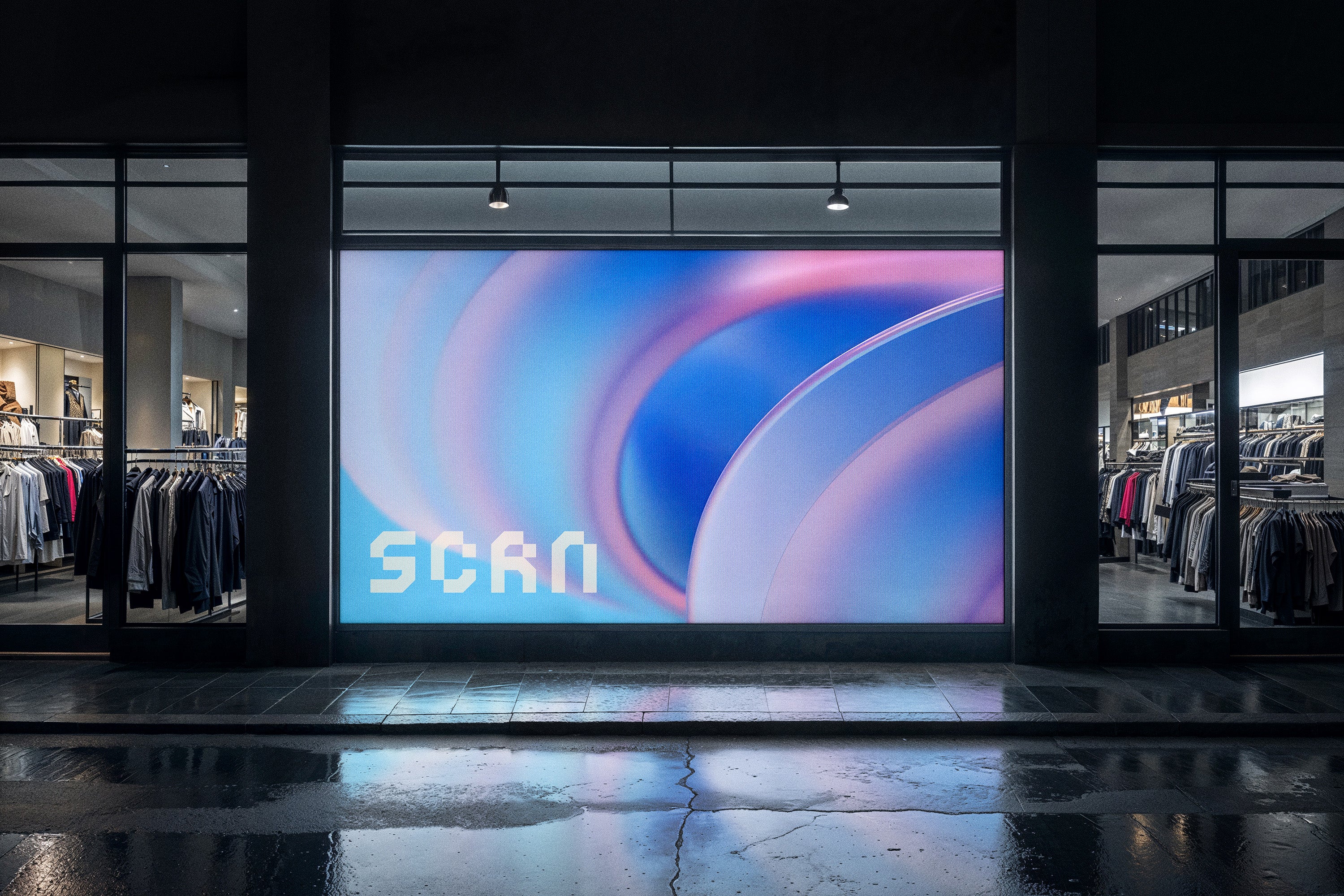 Storefront Screen Mockup