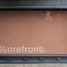 Storefront Window Banner Mockup
