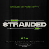 Stranded - Expanded Display Font