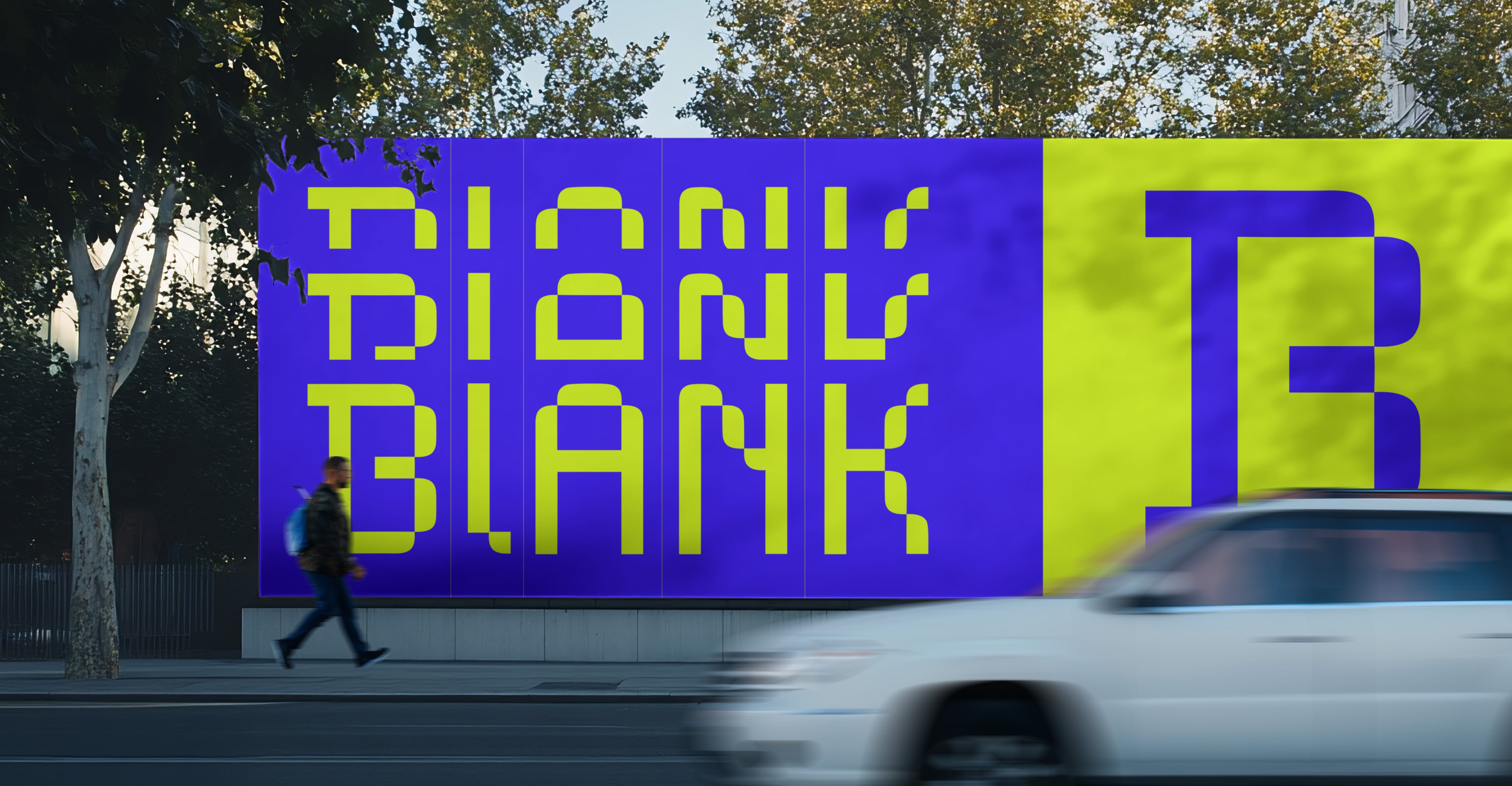 Street Billboard Mockup