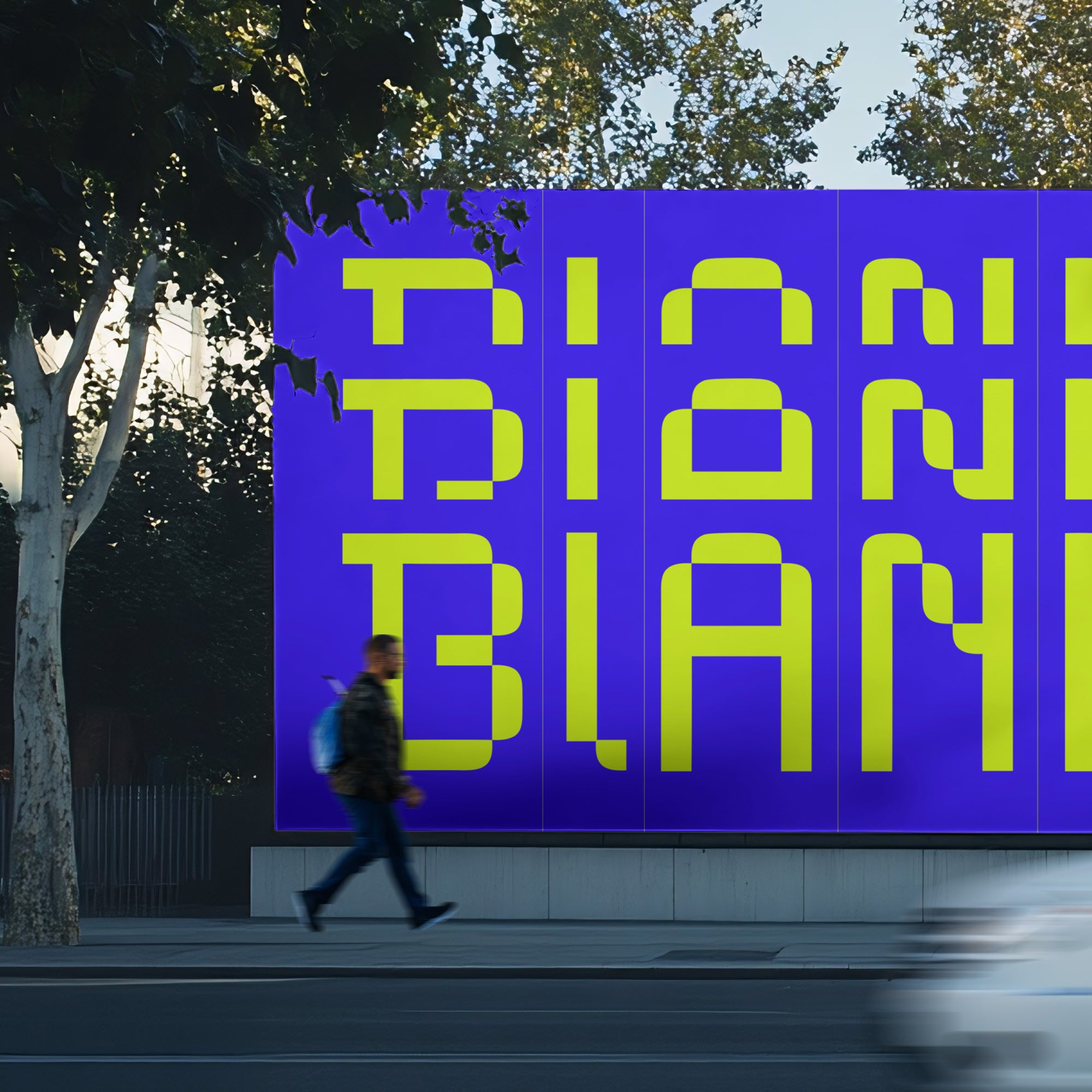 Street Billboard Mockup