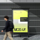 Street Poster Board Mockup