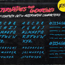 Street Punks: Graffiti Inspired Marker Pen and Paint Brush Font