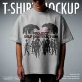 Streetwear T-Shirt Print Mockup