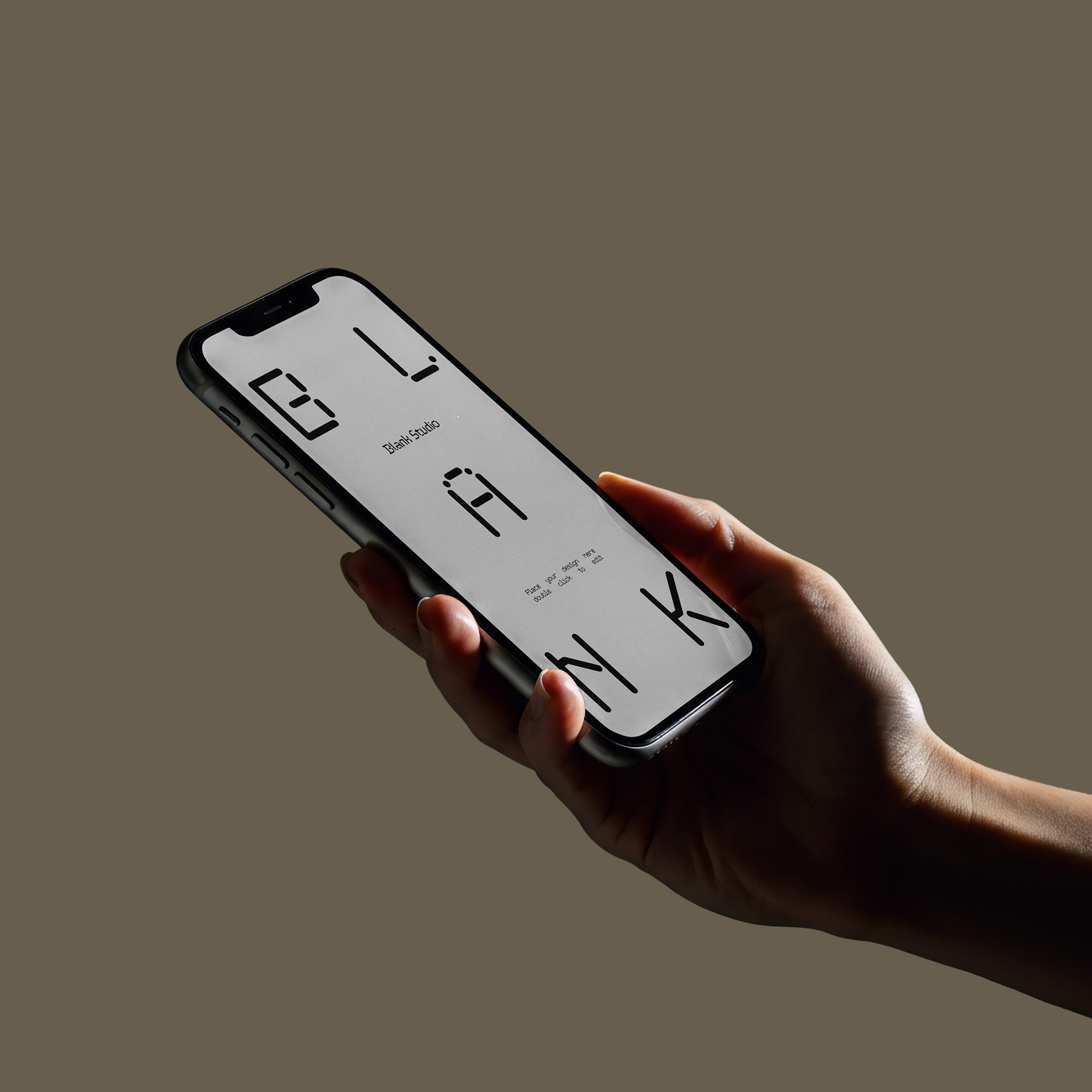 Studio Spotlight Phone Mockup