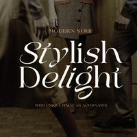 Stylish Delight - Modern Serif