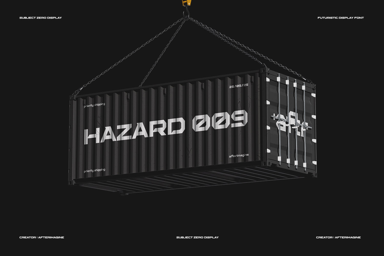 Subject Zero Futuristic Display Font