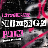 Submerge - Punk Display Font