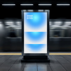 Subway Digital Signage Mockup
