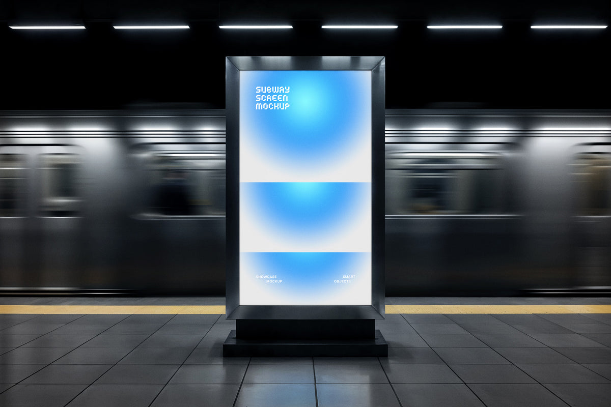 Subway Digital Signage Mockup by Pixelbuddha – Studio 2am