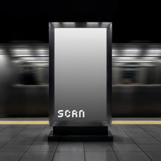 Subway Digital Signage Mockup