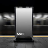 Subway Digital Signage Mockup