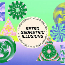 SUPERSPECTIVA Retro Geo Clipart