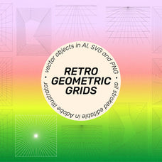 SUPERSPECTIVA Retro Geo Clipart