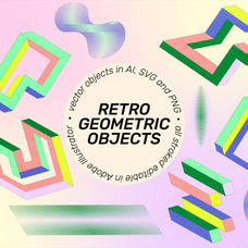 SUPERSPECTIVA Retro Geo Clipart
