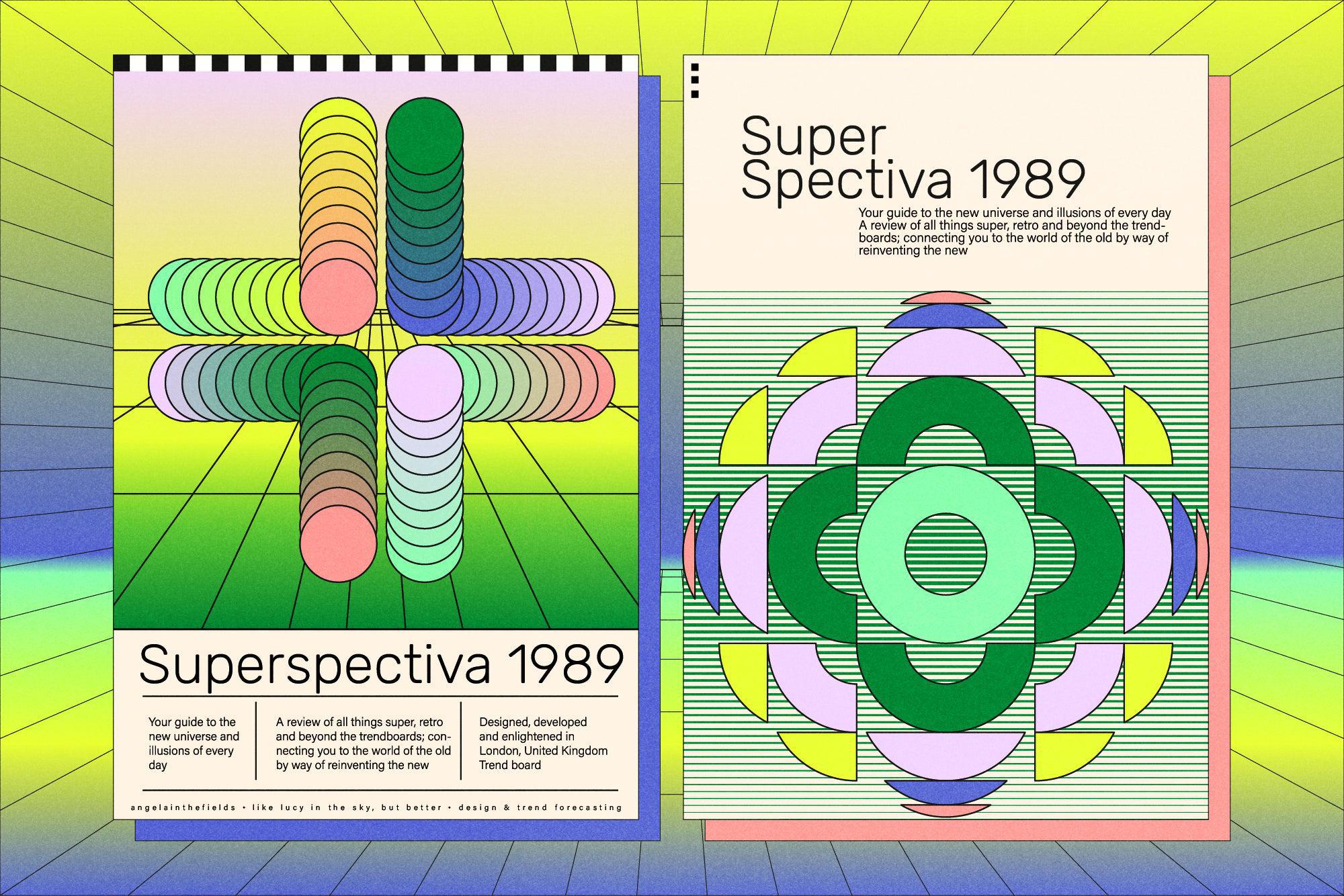 SUPERSPECTIVA Retro Geo Clipart