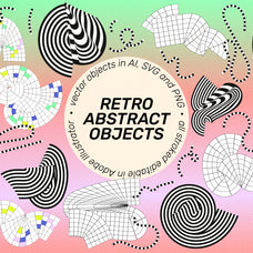 SUPERSPECTIVA Retro Geo Clipart