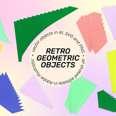 SUPERSPECTIVA Retro Geo Clipart