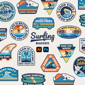 Surfing Badges