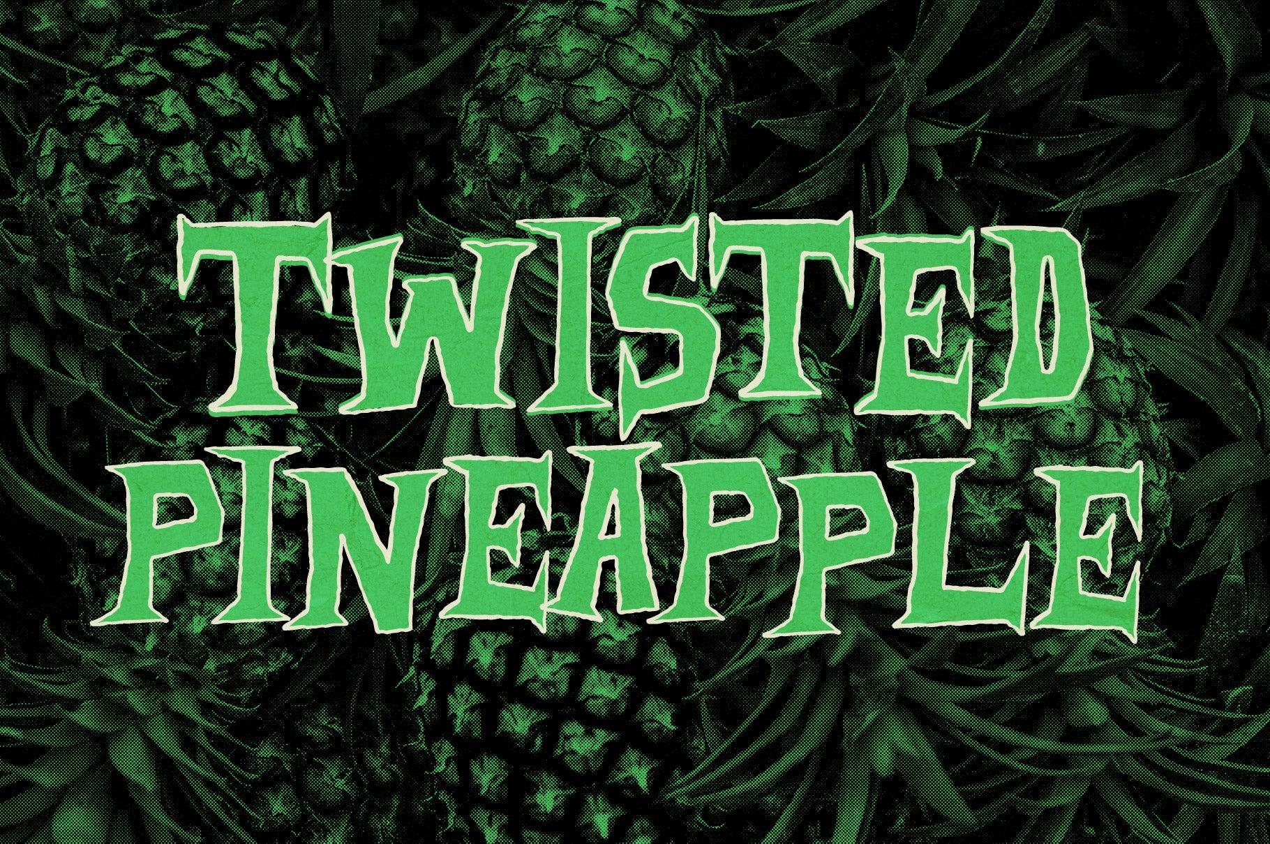 Surfnik - A Hand-Made Vintage Surf and Beatnik Font