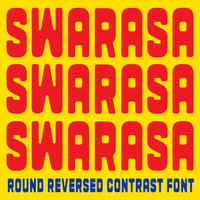 Swarasa – Round Reversed Contrast Font
