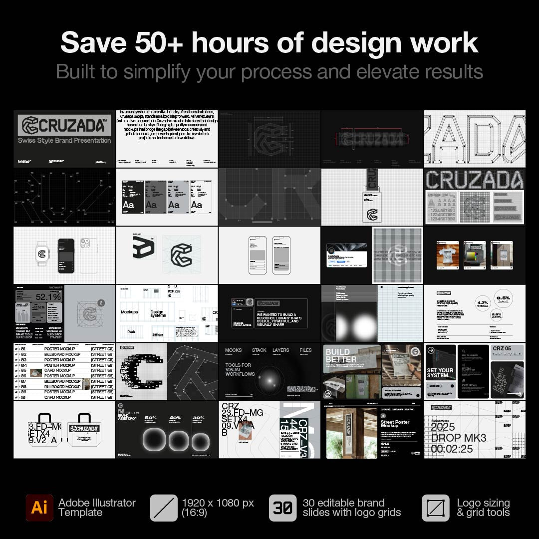 Swiss Style Brand Presentation Template
