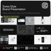 Swiss Style Brand Presentation Template