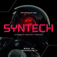 Syntech Futuristic Display Typeface Font