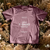 T-Shirt Mockup — Flat Lay Scene