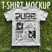T-Shirt Mockup on Grass