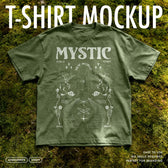 T-Shirt Mockup on Moss
