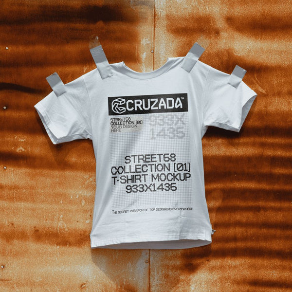 t-shirt-on-the-grunge-wall-
