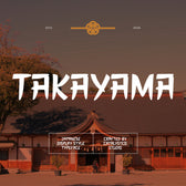 Takayama Japanese Display Font