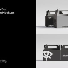 Takeaway Box Packaging Mockups