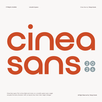 TBJ Cinea Sans Uniwidth Geometric Sans Serif