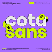 TBJ Cota Sans Grotesk Modern Sans Serif