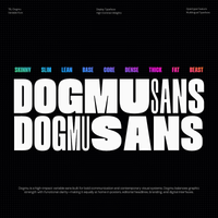 TBJ Dogmu – Bold Power Sans Serif