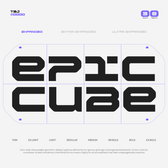 TBJ Epic Cube Display Sans Expanded